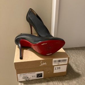 Black Stiletto Christian Louboutin Booties - 37.5